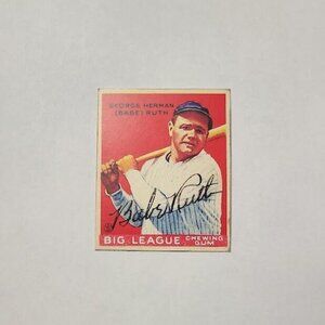 Babe Ruth 1933 Goudey #149 custom Baseball card
